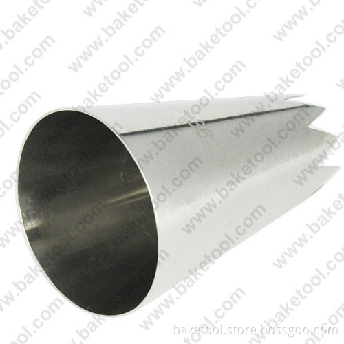 Stainless steel304 Large Cake Decorating Open Star Nozzle #362